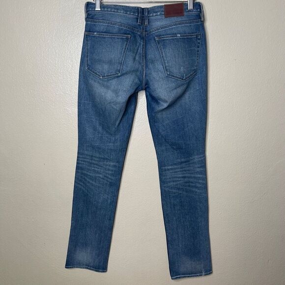 Madewell Jeans Women's 28X34 Blue Rail Straight Low Rise Denim Casual - Picture 7 of 12